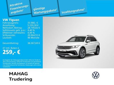 Brugt VW Tiguan R-line 190 HK (139 kW) 2022 Hvid SUV