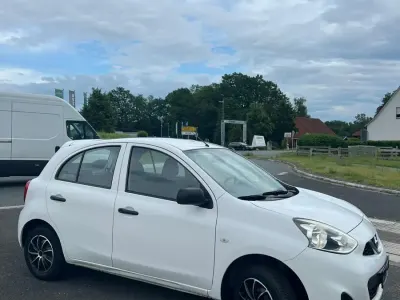 Gebraucht Nissan Micra Visia 80 PS (58 kW) 2014 Weiß Kleinwagen