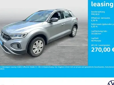 Gebraucht VW T-Roc Life 150 PS (110 kW) 2022 Pyrit silber metallic/deep ... SUV