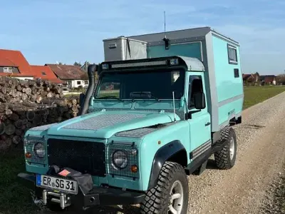 Second-hand Land Rover Defender 128 CP (94 kW) 1996 Albastru SUV