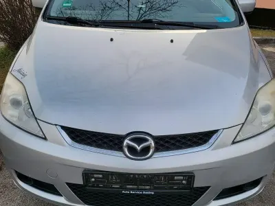 Gebraucht Mazda 5 Comfort 110 PS (80 kW) 2005 Silber Van / Kleinbus
