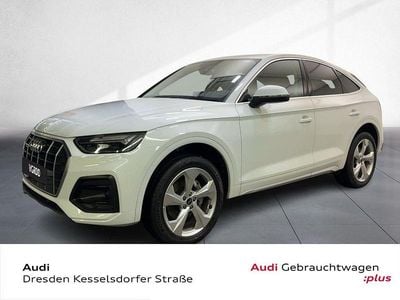 Gebraucht Audi Q5 Sportback Advanced 204 PS (150 kW) 2022 Gletscherweiß metallic SUV