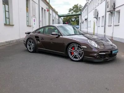 Gebraucht Porsche 997 Turbo 480 PS (353 kW) 2008 Braun Coupé