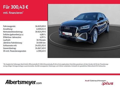 Mythosschwarz metallic Gebraucht 2024 Audi Q2 S-Line SUV | 36.825 € (Etwas zu teuer)