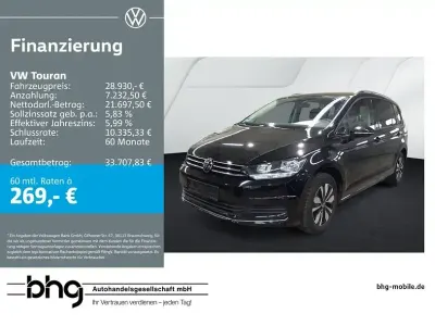 Gebraucht VW Touran Comfortline 150 PS (110 kW) 2025 Schwarz Van / Kleinbus