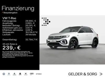 Brugt VW T-Roc R-line 150 HK (110 kW) 2022 Hvid SUV