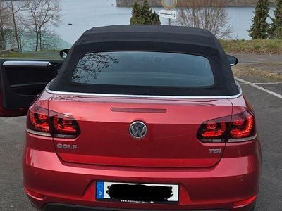 Gebraucht VW Golf Cabriolet 105 PS (77 kW) 2012 Rot Cabrio
