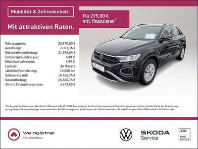 Gebraucht VW T-Roc IQ Drive 150 PS (110 kW) 2023 Schwarz SUV