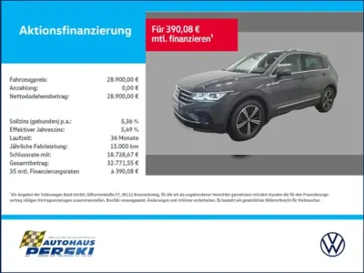 Gebraucht VW Tiguan Elegance 150 PS (110 kW) 2023 Grau SUV