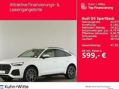Weiß Gebraucht 2023 Audi Q5 Sportback S-Line SUV | 39.889 € (Guter Preis)