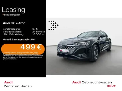 Gebraucht Audi Q8 e-tron Advanced Plus 300 kW (408 PS) 2023 Schwarz SUV