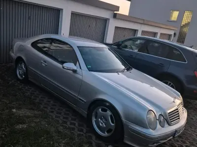 Brugt Mercedes CLK200 Avantgarde 163 HK (119 kW) 2001 Sølv Coupe