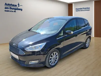 Gebraucht Ford C-MAX Titanium 120 PS (88 kW) 2017 Schwarz Van / Kleinbus