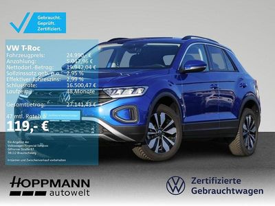 Blau Gebraucht 2024 VW T-Roc Move SUV | 24.990 € (Etwas zu teuer)