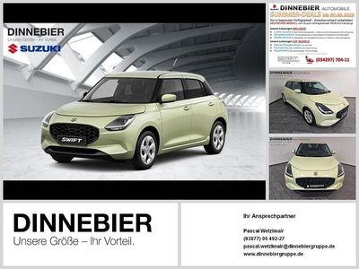 Neu Suzuki Swift Comfort 83 PS (61 kW) 2025 Gelb (metallic) Kleinwagen