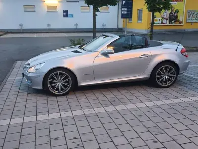 Gebraucht Mercedes SLK200 163 PS (119 kW) 2008 Silber Cabrio