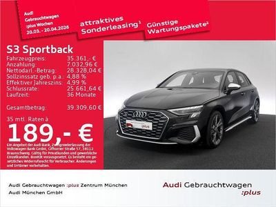 Gebraucht Audi S3 Sport 310 PS (228 kW) 2024 Mythosschwarz metallic Limousine