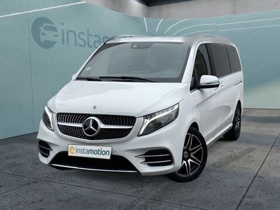 Weiß Gebraucht 2023 Mercedes V300 AMG line Van / Kleinbus | 67.200 € (Teuer)