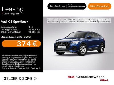 Gebraucht Audi Q3 Sportback S-Line 150 PS (110 kW) 2025 Blau SUV