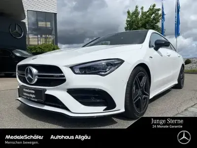 Gebraucht Mercedes CLA35 AMG Shooting Brake AMG 306 PS (225 kW) 2023 Unilack polarweiß Kombi