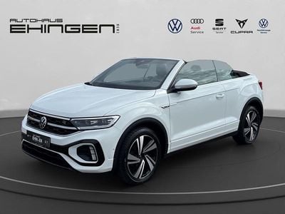 Gebraucht VW T-Roc Cabriolet R-line 150 PS (110 kW) 2022 Weiß Cabrio