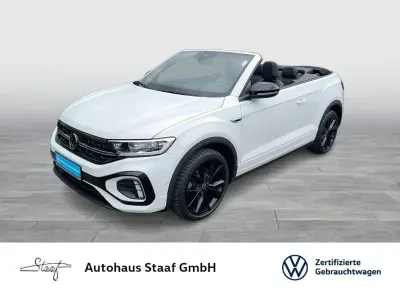 Gebraucht VW T-Roc Cabriolet Style 150 PS (110 kW) 2023 Pure white schwarz Cabrio