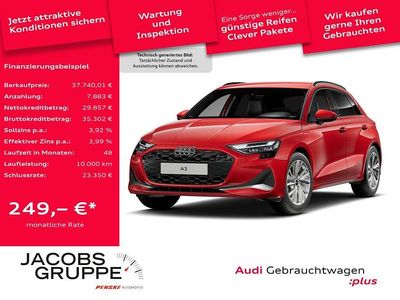 Brugt Audi A3 Ambiente 204 HK (150 kW) 2025 Rød Sedan