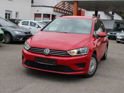 Gebraucht VW Golf Sportsvan Comfortline 125 PS (91 kW) 2015 Rot Van / Kleinbus