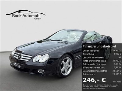 Gebraucht Mercedes SL500 AMG 387 PS (284 kW) 2006 Schwarz Cabrio