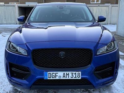 Gebraucht Jaguar F-Pace R-Sport 179 PS (131 kW) 2017 Blau SUV