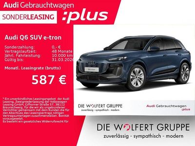 Blau Gebraucht 2025 Audi Q6 e-tron S-Line SUV | 65.010 € (Superpreis)