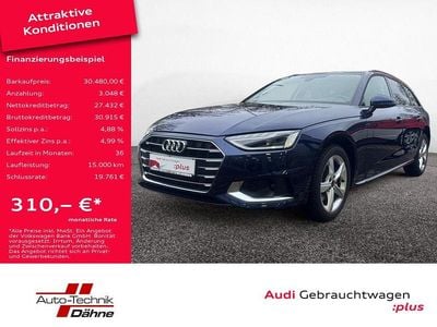 Blau Gebraucht 2023 Audi A4 Advanced Kombi | 30.480 € (Fairer Preis)