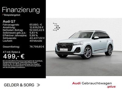 Satellitsilber metallic Gebraucht 2025 Audi Q7 S-Line SUV | 65.880 € (Fairer Preis)