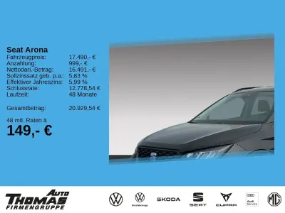 Gebraucht Seat Arona Style 116 PS (85 kW) 2024 Schwarz SUV