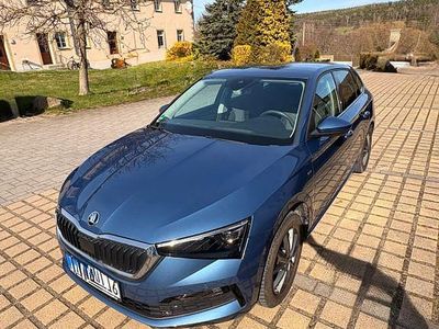 Gebraucht Skoda Scala Style 110 PS (80 kW) 2021 Blau Kleinwagen