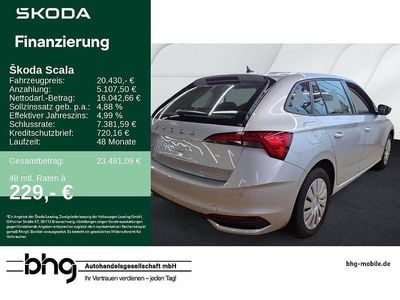 Silber Gebraucht 2025 Skoda Scala Essence Kleinwagen | 20.430 € (Superpreis)