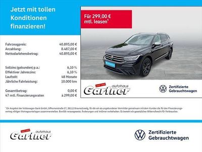 Gebraucht VW Tiguan Allspace Move 150 PS (110 kW) 2024 Deep black perleffekt SUV