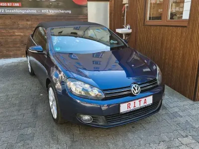 Gebraucht VW Golf Cabriolet 105 PS (77 kW) 2012 Blau Cabrio