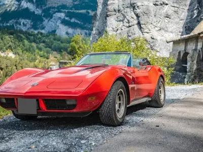 Gebraucht Corvette C3 220 PS (161 kW) 1974 Rot Cabrio