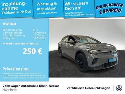 Gebraucht VW ID.4 Pure 108 kW (148 PS) 2022 Mondsteingrau SUV