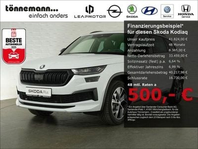 Gebraucht Skoda Kodiaq SportLine 150 PS (110 kW) 2024 Weiss SUV
