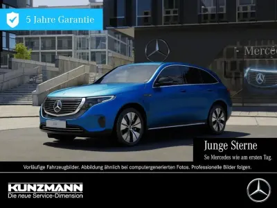 Gebraucht Mercedes EQC400 Electric Art 300 kW (408 PS) 2022 Spektralblau metallic SUV