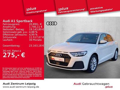 Gebraucht Audi A1 Sportback Sport 110 PS (80 kW) 2023 Cortinaweiß Kleinwagen
