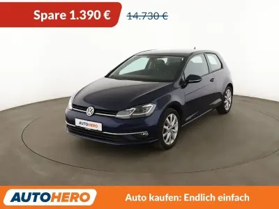 Second-hand VW Golf VII Comfortline 116 CP (85 kW) 2018 Albastru Berlinǎ