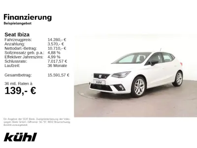 Gebraucht Seat Ibiza Beats 110 PS (80 kW) 2021 "candy" weiss Kleinwagen