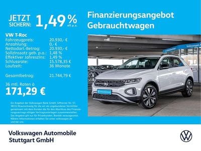Second-hand VW T-Roc Goal 116 CP (85 kW) 2025 Alb SUV
