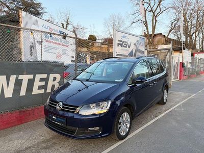 Gebraucht VW Sharan Comfortline 150 PS (110 kW) 2018 Blau Van / Kleinbus