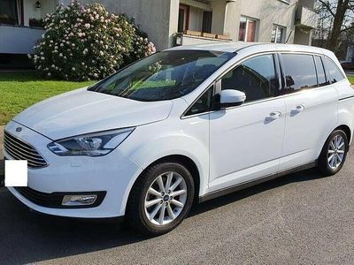Gebraucht Ford Grand C-Max Titanium 150 PS (110 kW) 2019 Weiß Van / Kleinbus