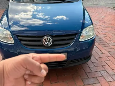 Gebraucht VW Fox 2009 Blau Kleinwagen