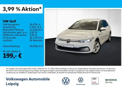 Gebraucht VW Golf VIII Style 131 PS (96 kW) 2024 Weiß Limousine